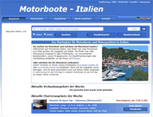 Tablet Screenshot of motorboote-italien.de